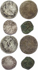 Poland - Bohemia Lot of 4 Coins 1557 - 1697
Various Dates & Denominations; Silver; G-VF