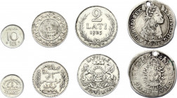 World Lot of 4 Silver Coins 1674 - 1962
Silver; Various Countries, Dates & Denominations
