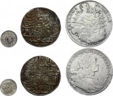 World Lot of 3 Silver Coins 1704 - 1956
Silver; Various Countries, Dates & Denominations