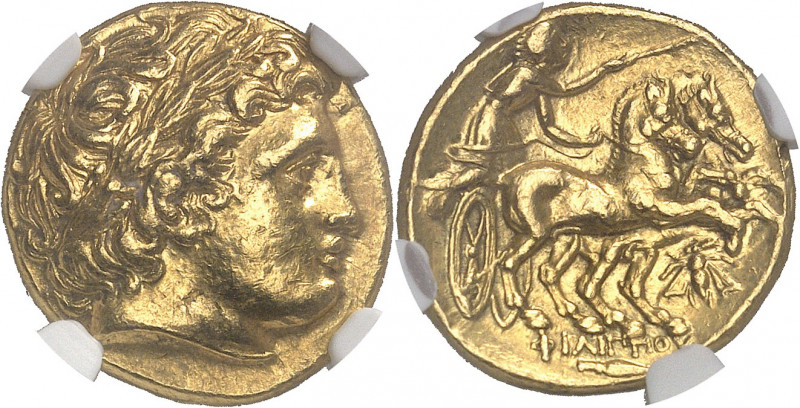 Macédoine (royaume de), Philippe III (323-317 av. J.-C.). Statère au nom de Phil...