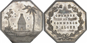 Second Empire / Napoléon III (1852-1870). Jeton de la Chambre de Commerce d’Alger par Brasseux ND (1845-1860), Paris.
PCGS MS63 (42254743).
Av. Dans...