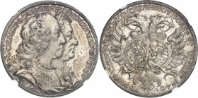 Bavière, Charles-Albert (1726-1745). Thaler du vicariat 1740, Munich.
NGC MS 63 (5866579-003).
Av. D. G. CAR. ALB. & CAR. PHIL. S. R. I. ELECTORES E...