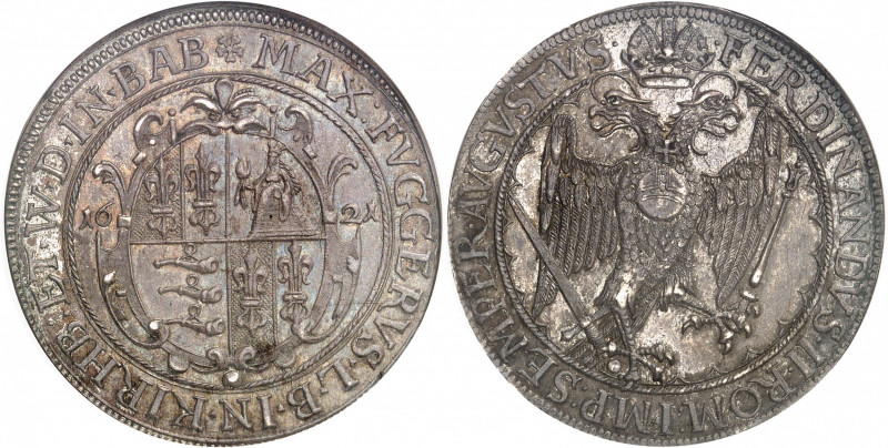 Fugger-Babenhausen, Maximilien II (1598-1629). Thaler 1621.
NGC MS 64 (1950236-...