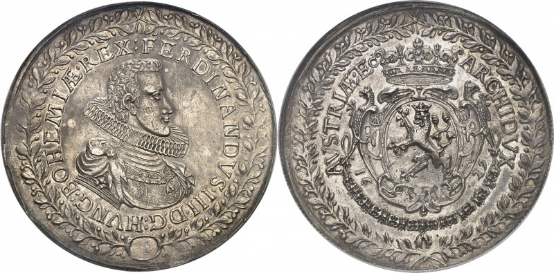 Bohème (royaume de), Ferdinand III (1627-1657). Module de 2 thalers (médaille mo...