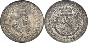 Bohème (royaume de), Ferdinand III (1627-1657). Module de 2 thalers (médaille monétiforme) pour la guérison du Roi 1629, Prague.
NGC AU DETAILS OBV S...