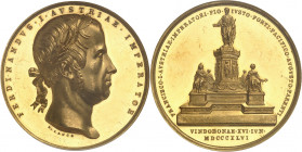Ferdinand Ier (1835-1848). Médaille d’Or, Monument commémoratif de François Ier du Palais impérial de Hofburg 1846, Vienne.
NGC MS 61 (2107302-003)....