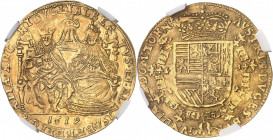 Tournai (seigneurie de), Albert et Isabelle (1598-1621). Double souverain 1619, Tournai.
NGC AU58 (5780846-024).
Av. (atelier) ALBERTVS. ET. ELISABE...