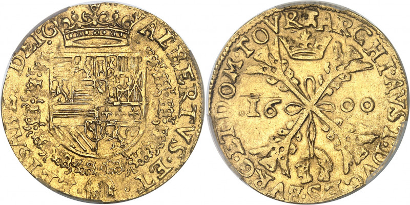 Tournai (seigneurie de), Albert et Isabelle (1598-1621). Double albertin 1600, T...