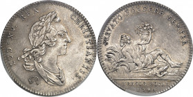 Louis XV (1715-1774). Jeton du Trésor royal au revers avec le Nil par Joseph-Charles Roëttiers 1748, Paris.
PCGS Genuine Environmental Damage - XF De...