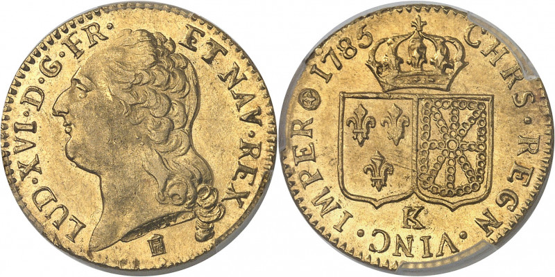 Louis XVI (1774-1792). Louis d’or à la tête nue 1785, K, Bordeaux.
PCGS MS62 (4...