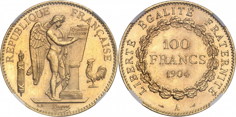 IIIe République (1870-1940). 100 francs Génie 1904, A, Paris.
NGC MS 64+ (57808...