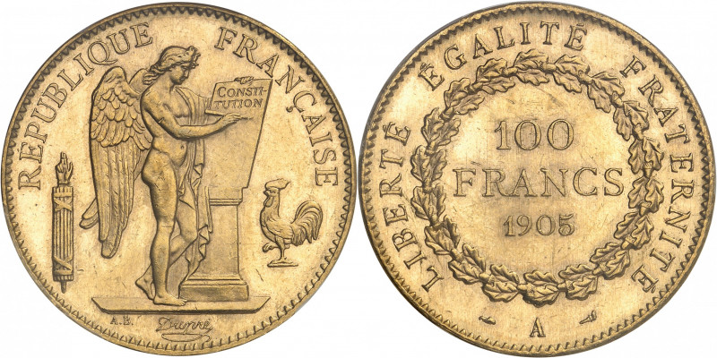 IIIe République (1870-1940). 100 francs Génie 1905, A, Paris.
PCGS MS63 (292025...