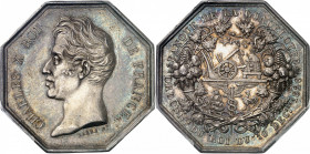 Charles X (1824-1830). Jeton de la Banque de la Guadeloupe par Barre 1826, Paris.
PCGS MS64+ (42254629).
Av. CHARLES X ROI DE FRANCE. Tête nue à gau...