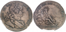Louis XV (1715-1774). Jeton de la 2e Compagnie des Indes et du Trésor royal 1725, Paris.
PCGS XF40 (42254715).
Av. LUD. XV. REX CHRISTIANISS. Buste ...