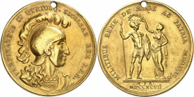 Naples et Sicile, Ferdinand IV (1759-1816). Médaille d’Or de la valeur militaire 1797, Naples.

Av. FERDINANDUS IV UTRIUSQ. SICILIAE REX P. F. A. Bu...