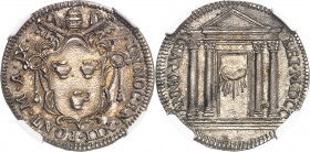 Vatican, Innocent XII (1691-1700). Giulio, émission pour le Jubilé MDCC (1700) - An IX, Rome.
NGC MS 64 (3930790-005).
Av. INNOCEN. XII. PONT. M. A....