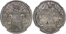 Vatican, Clément XII (1730-1740). Demi-piastre An IV (1734), Rome.
NGC MS 63 (4190697-012).
Av. CLEMENS. XII. PONT. M. A. (date). Écu surmonté des a...