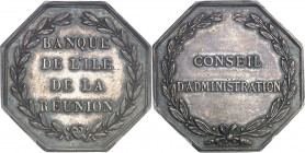 Second Empire / Napoléon III (1852-1870). Jeton du Conseil d’administration de la Banque de l’île de la Réunion ND 1860-1879), Paris.
PCGS AU58 (4225...