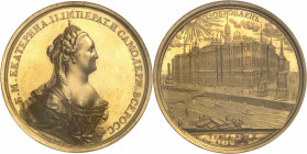 Catherine II (1762-1796). Médaille d’Or, restauration du Palais du Kremlin à Moscou par T. Ivanov 1773, Saint-Pétersbourg.
NGC MS 61 (6145028-002).
...