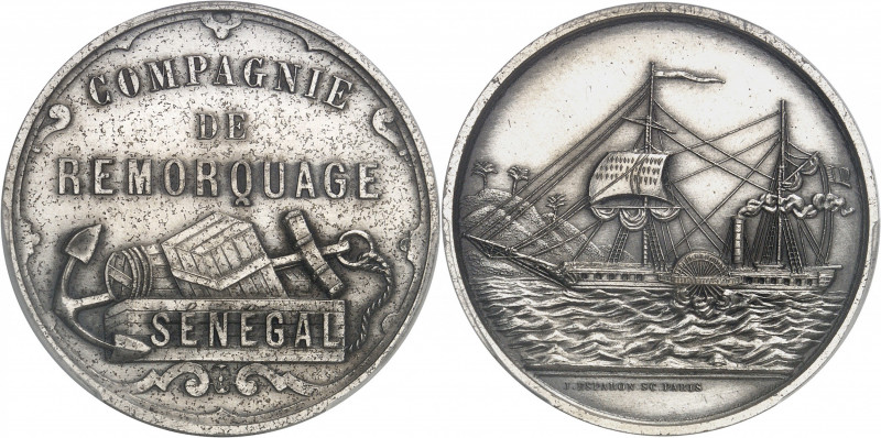 Second Empire / Napoléon III (1852-1870). Jeton de la Compagnie de remorquage du...