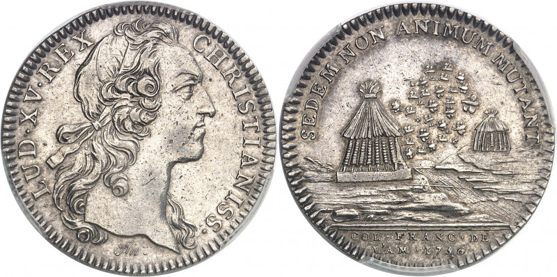 Amérique-Canada (colonies françaises), Louis XV (1715-1774). Jeton “SEDEM NON AN...