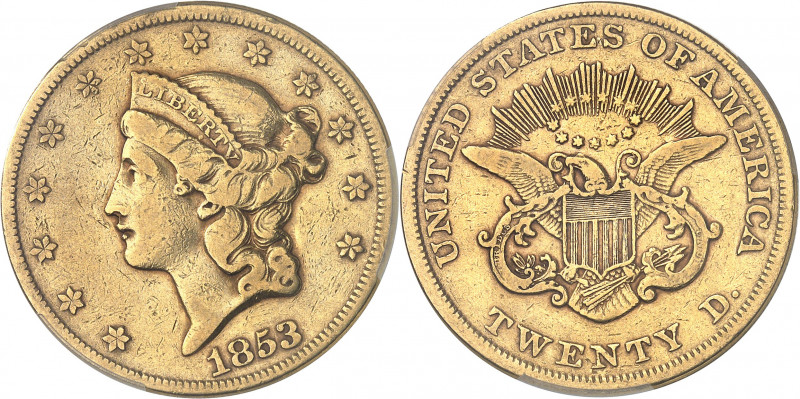 République fédérale des États-Unis d’Amérique (1776-à nos jours). 20 dollars Lib...