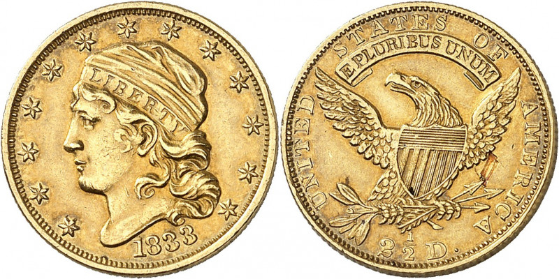 République fédérale des États-Unis d’Amérique (1776-à nos jours). 2 1/2 dollars ...