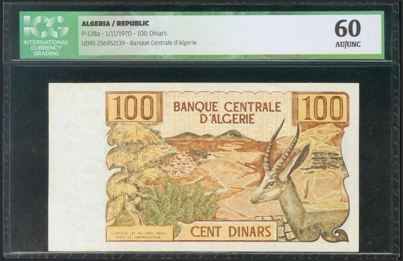 ALGERIA. 100 Dinars. 1970. (Pick: 128a). ICG60. Todas las imágenes disponibles e...