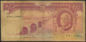 ANGOLA. 100 Escudos. 1962. Banco de Angola. (Pick: 94). Very Good. Todas las imágenes disponibles en la página web de Ibercoin