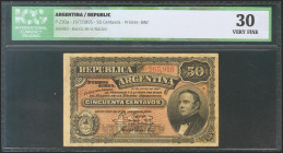 ARGENTINA. 50 Centavos. 19 July 1895. (Pick: 230a). ICG30. Todas las imágenes disponibles en la página web de Ibercoin
