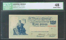 ARGENTINA. 10 Pesos. 1935. Serie D. (Pick: 253a). ICG48. Todas las imágenes disponibles en la página web de Ibercoin