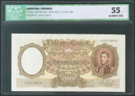 ARGENTINA. 5000 Pesos. (1962ca). Serie A. (Pick: 280b). ICG55. Todas las imágenes disponibles en la página web de Ibercoin