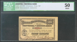ARGENTINA. 20 Centavos. 14 July 1891. (Pick: s613). ICG50. Todas las imágenes disponibles en la página web de Ibercoin