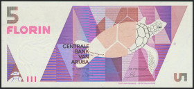 ARUBA. 5 Florin. 1990. (Pick: 6). Uncirculated. Todas las imágenes disponibles en la página web de Ibercoin