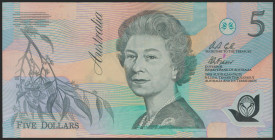 AUSTRALIA. 5 Dollars. 1992. Signatures: Cole and Fraser. AA Series. (Pick: 50a). Uncirculated. Todas las imágenes disponibles en la página web de Iber...