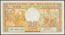 BELGIUM. 50 Francs. 1948. (Pick: 133a). Uncirculated. Todas las imágenes disponibles en la página web de Ibercoin