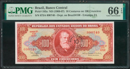 BRAZIL. 10 Centavos. 1966. (Pick: 185a). PMG66EPQ. Todas las imágenes disponibles en la página web de Ibercoin