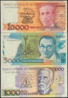 BRAZIL. Set of 3 banknotes: 1 Cruzado Novo, 5 Cruzados Novos, 10 Cruzados Novos. 1989. (Pick: 216b, 217a, 218a). Uncirculated. Todas las imágenes disp...