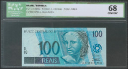 BRAZIL. 100 Reais. (1994ca). Serie A-A. (Pick: 247a). ICG68. Todas las imágenes disponibles en la página web de Ibercoin