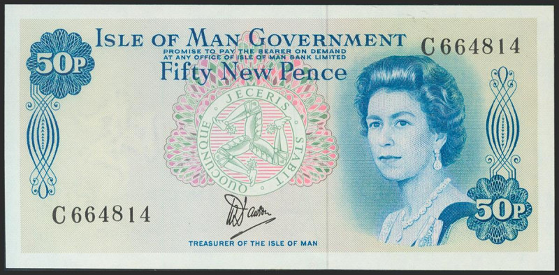 ISLE OF MAN. 50 New Pence. 1979. (Pick: 33a). Uncirculated. Todas las imágenes d...