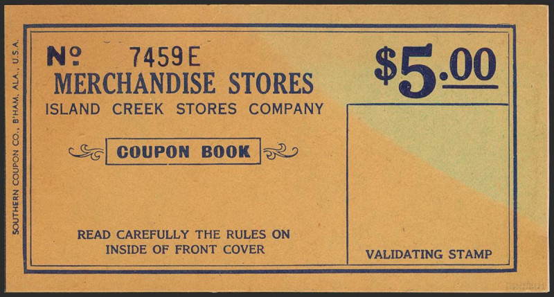 SPITZBERGEN. 5 Dollars. 1915. Island Creek Stores. Complete book with coupons. (...