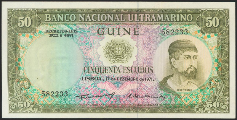 PORTUGUESE GUINEA. 50 Escudos. 1971. (Pick: 44a). Uncirculated. Todas las imágen...