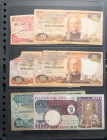 WORLD (AFRICA). Set of 37 banknotes from many African countries, values and years, some Angolan banknotes repeated. TO EXAM. Todas las imágenes dispon...