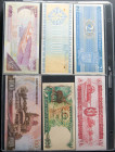 WORLD. Set of 90 banknotes from many Worldwide countries, values and years (only two repeated). Mostly Uncirculated. TO EXAM. Todas las imágenes dispo...