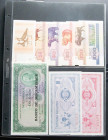 WORLD. Set of 101 banknotes from worldwide countries, many different countries, values and years, some repeated. Good to Extremely Fine. TO EXAM. Toda...