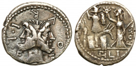 Ancient coins
RÖMISCHEN REPUBLIK / GRIECHISCHE MÜNZEN / BYZANZ / ANTIK / ANCIENT / ROME / GREECE

Roman Republic Denar M. Furius, L.F.Philus 119 A....