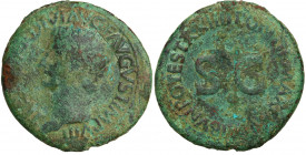 Ancient coins
RÖMISCHEN REPUBLIK / GRIECHISCHE MÜNZEN / BYZANZ / ANTIK / ANCIENT / ROME / GREECE

Roman Empire, As Tiberius 14-37 A.D. 

Zielonka...