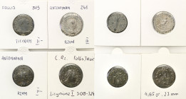 Ancient coins
RÖMISCHEN REPUBLIK / GRIECHISCHE MÜNZEN / BYZANZ / ANTIK / ANCIENT / ROME / GREECE

Roman Empire. Follis, Antoninian, set of 4 coins ...