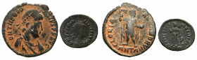 Ancient coins
RÖMISCHEN REPUBLIK / GRIECHISCHE MÜNZEN / BYZANZ / ANTIK / ANCIENT / ROME / GREECE

Roman Empire Lot of 2 Follis 4th century AD 

W...