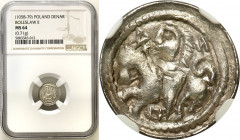 Medieval coins
POLSKA / POLAND / POLEN / SCHLESIEN / GERMANY

Bolesław II Śmiały (1058-1080). Denar książęcy, Krakow (Cracow) - litera S, NGC MS64 ...